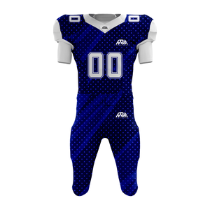 Uniforme de football américain personnalisé de haute qualité, uniforme de football américain sublimé pour les jeunes avec nom et numéro en twill - Product Image 3