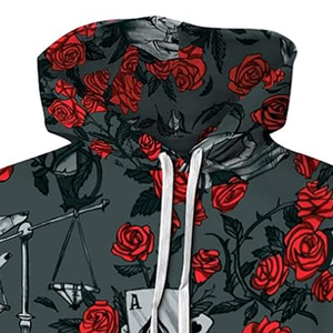 Sudadera de Invierno para Hombre con Estampado Personalizado, Estilo Urbano, Sudadera con Capucha Clásica, Sudadera con Capucha de Forro Polar Personalizada, 100% Algodón - Product Image 3