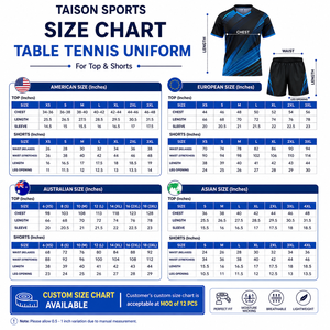 Uniforme de Tenis de Mesa Personalizado de Manga Corta, Talla Grande, Poliéster, 240g, Transpirable, Antibacterial, Anti-UV, de Primera Calidad - Product Image 3