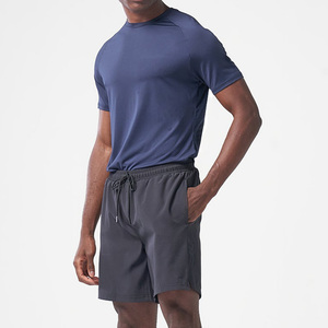 Men's Premium Compression Gym T-Shirt Slim Fit Sporty Dry Sports Wear Moisture Wicking Nylon <b>Polyester</b> Material Workout <b>Tshirts</b> - Product Image 1