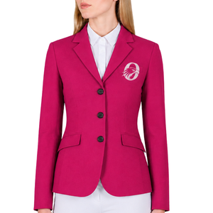 Fuchsia Equestrian <b>Jacket</b> for <b>Women</b> Tailored Riding Blazer Elegant Horse Riding Competition Coat Custom OEM Wholesale Apparel - Product Image 1