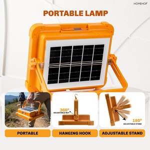 Homehop 100W Solar <b>Light</b> Outdoor Waterproof <b>LED</b> <b>Rechargeable</b> Emergency Lamp USB Portable Floodlight <b>for</b> <b>Home</b> Camping Indoor - Product Image 4