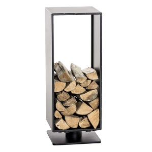 Support de bûches rond classique en fer robuste, thermolaqué, pour foyer intérieur/extérieur, taille et forme personnalisables, nouvelle tendance - Product Image 3