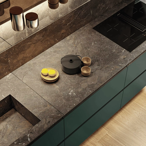 Ensemble d'armoires de cuisine en bois MDF de haute qualité, design moderne et luxueux, sur mesure, projet JY Vietnam, accessoires inclus. - Product Image 3