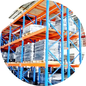 <b>Heavy</b> <b>Duty</b> Industrial 5-Layer Selective Pallet Rack System Steel Teardrop Design CE Certified 2000-6000 Lbs Capacity Efficient - Product Image 1