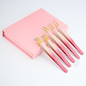 แหนบปลายสายไฟเบอร์สำหรับต่อขนตาแหนบต่อขนตาเพิ่มวอลลุ่ม90องศา45 - Product Image 1