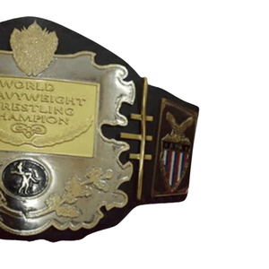 Cinturón de Campeón Mundial de Lucha Libre de Peso Pesado, Diseño de Placa Dorada, Correa Negra, Cinturones de Título Coleccionables Premium - Product Image 4