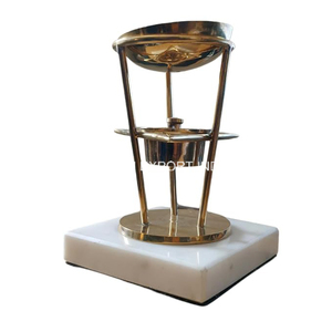 Brûleur d'encens en laiton de qualité supérieure pour l'exportation, diffuseur d'arômes, brûleur d'huile décoratif de table, best-seller pour la maison - Product Image 2