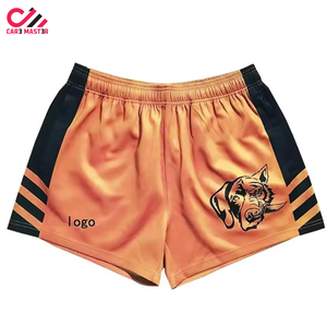 Breathable Sublimation Sportswear Men Two Tone Footy Shorts Custom Rugby Footy Shorts Fashion for Man with <b>cheap</b> price - Product Image 2