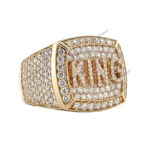 แหวนเพชรโมอิสสำหรับตกแต่งตามสั่งผลิตในอินเดีย - Product Image 1