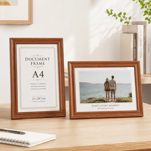 REHMAN CRAFT RC-WF-020 Solid Wood Handmade Eco-Friendly Document <b>Frame</b> A4 21x29.7cm Vertical Horizontal <b>Certificate</b> Display - Product Image 6