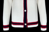 Cardigan unisexe en cachemire tricoté, col en V, respirant, tendance, élégant, de qualité supérieure, vente chaude, pour l'hiver