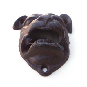 Abrebotellas de montaje en pared de aluminio con revestimiento en polvo Forma de ratón de perro Diseño en relieve Ecológico Excelente calidad - Product Image 4