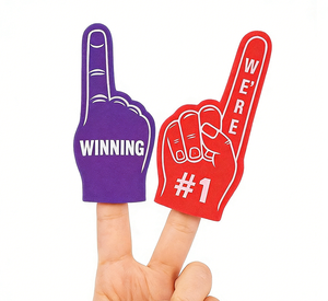 Dito in Schiuma Personalizzato Indimenticabile, Divertente, Meraviglioso, di Alta Qualità, Perfetto, a Forma di Mano, Confortevole, per Basket e Multi-Evento - Product Image 4