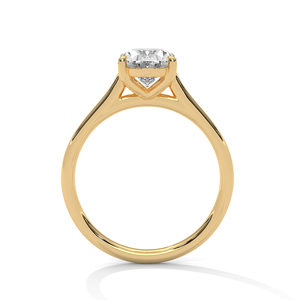 แหวนเงินสีทองพรีเมี่ยม3.00 CTS Moissanite CVD COLOUR หิน CZ EGL VVS2 D เครื่องประดับที่ดีสำหรับผู้หญิง VS1 - Product Image 3