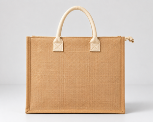 <b>Large</b> Jute <b>Beach</b> Tote <b>Bag</b> With Top Handle Eco-Friendly Shopping <b>Bag</b> For Travel Picnic Everyday Use - Product Image 6