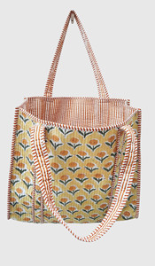 Sac fourre-tout en toile à imprimé floral, style bohème, ouvert en haut, sac de shopping pour femmes, utilisation toutes saisons - Product Image 5