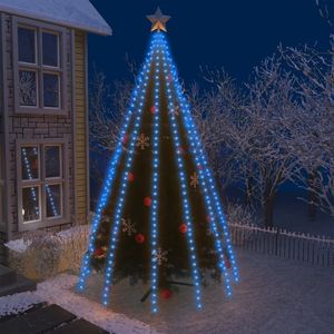196.9 \ "Indoor Outdoor Kerstverlichting Met 500 Leds Blauwe Boomverlichting - Product Image 1