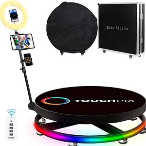 Nueva cabina de video 360 con luz móvil 220V Plataforma Spinner Todos los accesorios para equipos de iluminación de escenario-en venta - Product Image 2