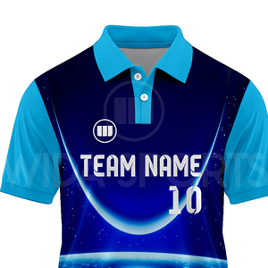 เสื้อคริกเก็ตแบบกำหนดเอง เสื้อคริกเก็ตผู้ชาย ระบายอากาศ แห้งเร็ว ชุดทีมแบบซับลิเมชั่น ชุดกีฬา โพลีเอสเตอร์ 100% วิดา สปอร์ตส์ - Product Image 4