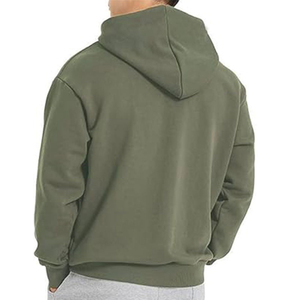 Sweat à capuche oversize pour homme avec cordon de serrage, épaules tombantes, poche kangourou avant et poignets côtelés - Product Image 3