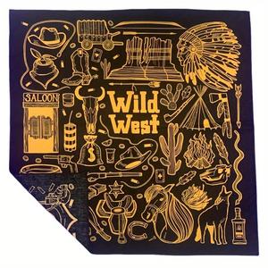 Pañuelo de Cabeza Cuadrado de Seda Satinada con Logotipo Personalizado, Diseño de Puntos, Cuadros, Rayas, Lazos y Personajes Animales, Más Vendido - Product Image 2