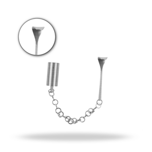 Écarteur nasal lesté en acier inoxydable, instrument chirurgical ORL, outil de rhinoplastie - Product Image 1