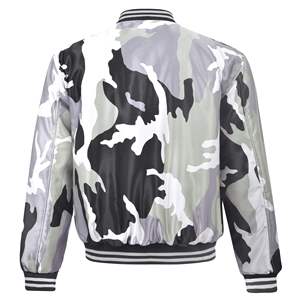 Chaqueta de Hombre de Primera Calidad, Chaqueta Bomber Personalizada 100% Poliéster Satinado, Chaqueta Cortavientos para Hombre - Product Image 3