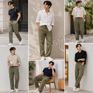 Pantalon de survêtement en polyester pour homme fabriqué au Bangladesh, avec cordon élastique de qualité supérieure, liquidation d'usine, lot de vêtements en gros - Product Image 2