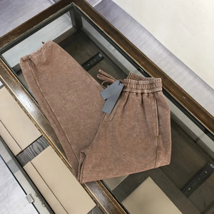 Best Quality French Terry Cotton Vintage Wash <b>Sweatpants</b> Men Unisex Sweat Pants Stacked Acid Wash <b>Sweatpants</b> <b>Wholesale</b> Pants - Product Image 2