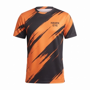 เสื้อยืดกีฬาผู้ชายสั่งทำพิเศษ พิมพ์ลายแบบ Sublimation เสื้อยืดออกกำลังกายระบายอากาศ แขนสั้น เสื้อฝึกซ้อมลายกราฟิกทั่วตัว ชุดกีฬา - Product Image 3