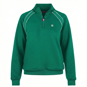 Chaqueta Médica Personalizable con Media Cremallera, Uniforme Sanitario Tipo Pullover, con Logotipo Propio, Proveedor Mayorista, Chaquetas Sanitarias Deportivas de Forro Polar con Cuello Alto - Product Image 5