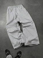 Pantalones de chándal de forro polar de lujo para hombre, de peso medio, informales, gruesos, de poliéster, para invierno, con cintura media, cordón y bolsillos anchos.