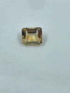 พลอยซิทรินธรรมชาติทรงบาแกตต์สีเหลืองอ่อนสำหรับทำเครื่องประดับ - Product Image 6