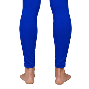 Leggings de equitación azul real para mujer, pantalones de equitación de cintura alta, elásticos, con agarre de silicona, para entrenamiento de equitación. - Product Image 3