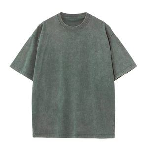 Camiseta de Manga Corta Oversize para Hombre, Color Rosa Sólido, Cuello Redondo, Estilo Casual, Tejido Jersey, 100% Algodón, Diseño Liso - Product Image 2