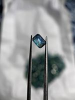 Pierre précieuse kyanite naturelle bio-couleur, facettée octogonale, 1 carat, 5 mm+, provenant d'Afrique, pour la fabrication de bijoux