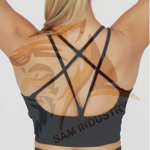 High Quality Custom Logo Print Woman Sports Bra Gym Fitness Clothing Women Sports Bra Workout Wear Women Sports Bra - Product Image 5