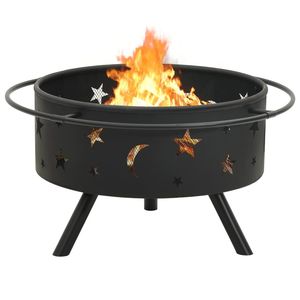 Braciere XXL in Acciaio da 76 cm con Paletta, Accessorio Premium per Ritrovi all'Aperto - Product Image 4