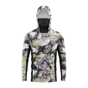 Camiseta de Pesca Sublimada Personalizada con Capucha, Manga Larga, para Torneos, Protección Solar, Diseño Personalizado para Hombre - Product Image 1