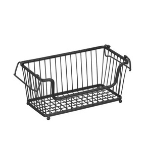 Cesta de Almacenamiento Moderna de Hierro con Recubrimiento en Polvo, Tamaños Personalizados para Cocina, Hogar o Almacenamiento de Libros - Organización de Escritorio - Product Image 3