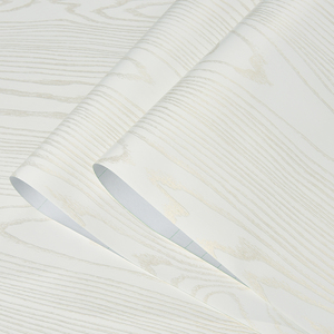 <span class=keywords><strong>Adesivo</strong></span> in <span class=keywords><strong>PVC</strong></span> Bianco Autoadesivo 3D Impermeabile e Ignifugo con Effetto Legno Moderno <span class=keywords><strong>per</strong></span> <span class=keywords><strong>Cucina</strong></span>, Camera da Letto, Soggiorno e Armadietti del Bagno - Product Image 2