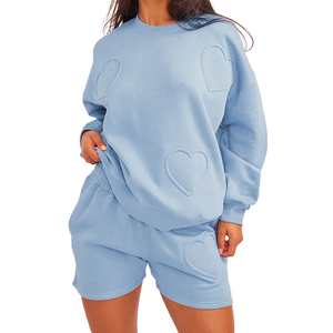 ชุดเซ็ตเสื้อสเวตเชิ้ต กางเกงขาสั้น ผ้าไนลอน ชุดวอร์มกันลม ชุดแทรคสูท โพลีเอสเตอร์ แห้งเร็ว เสื้อฟลีซเรียบๆ กางเกงขาสั้นผู้ชาย - Product Image 1