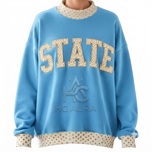 Sudadera de Forro Polar Oversize para Mujer con Cuello Alto, Personalizable con Logotipo, Venta al por Mayor, Calidad Premium, Estilo Urbano, Top Ventas - Product Image 2