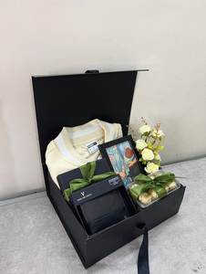 Magnetic Paper Gift <b>Box</b> with Ribbon Closure Custom Packaging <b>Box</b> <b>for</b> Wedding Birthday <b>Present</b> Hamper Jewelry <b>Box</b> - Product Image 5