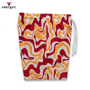 Men's Streetwear Running Workout Sports Shorts Casual Fitness Jogging Solid Breathable Quick Dry Waterproof High Waist - Product Image 3