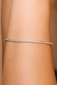 Diamond Tennis <b>Bracelets</b> Prong Set 7 Inch Length <b>Stacking</b> <b>Bracelets</b> Secure Box Lock Manufacture Lab Grown Prong Set Manufacturer - Product Image 3