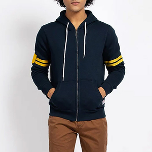 Sweat à capuche zippé streetwear pour homme – Sweat à capuche tendance à fermeture éclair intégrale pour homme, parfait pour les tenues décontractées et la mode urbaine - Product Image 1