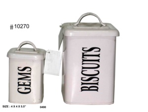 Metal Home Use Storage <b>Box</b> Canister Galvanized Steel Modern Design Coffee <b>Tea</b> Sugar Jar Container <b>Box</b> Detachable Lid 1-3L - Product Image 2