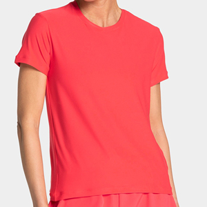 High Quality Slim Fit Women's Short-Sleeved T-Shirt Custom Digital Printed Solid Basic <b>Tops</b> for Summer - Product Image 1
